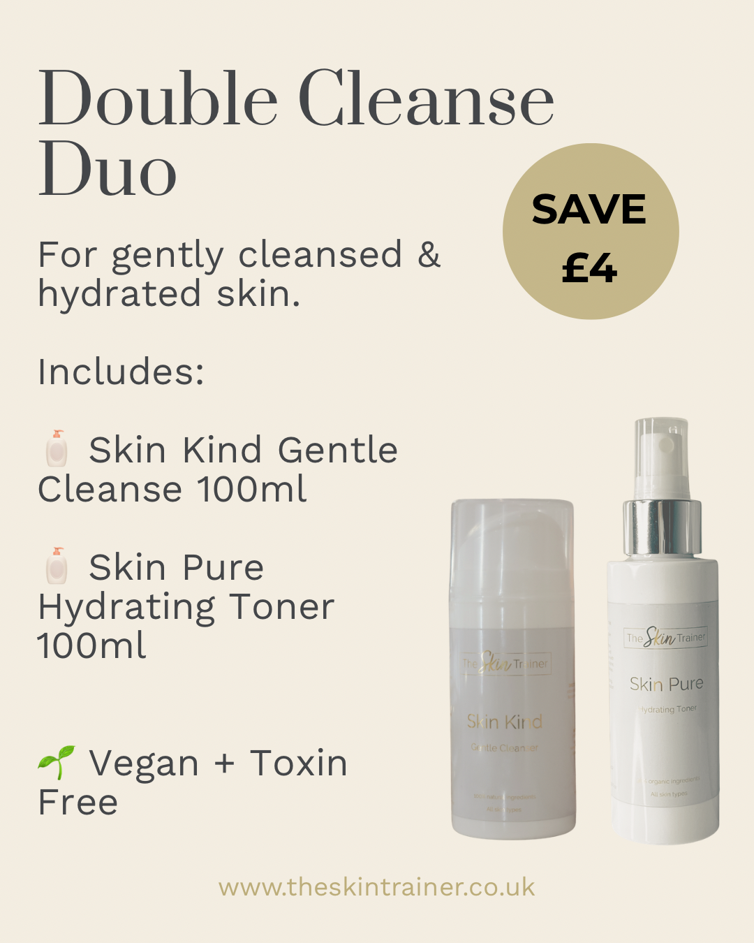 Double Cleanse Duo - The Skin Trainer